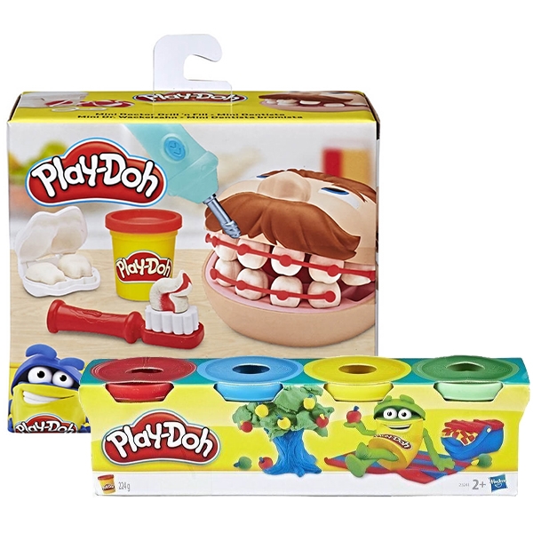 Đồ Chơi Đất Nặn Play-Doh Hướng Nghiệp Mini Kèm Bộ Hộp Đất Nặn  CBE4902-23241 Bác Sĩ Nha Khoa