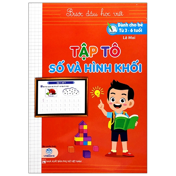 Bước Đầu Học Viết - Tập Tô Số Và Hình Khối