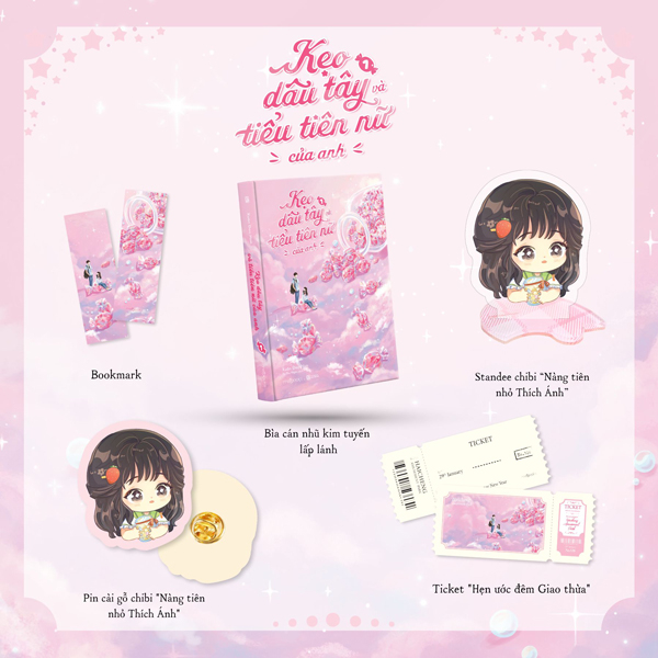 Kẹo Dâu Tây Và Tiểu Tiên Nữ Của Anh - Tập 1 - Bản Đặc Biệt - Tặng Kèm Bookmark + Ticket + Standee + Pin Cài Gỗ