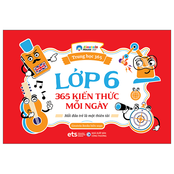 Sách Trung Học 365 - Lớp 6 - 365 Kiến Thức Mỗi Ngày - Thương Mỗ