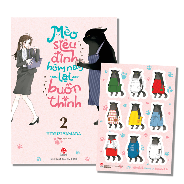 Mèo Siêu Đỉnh Hôm Nay Lại Buồn Thinh - Tập 2 - Tặng Kèm Bảng Sticker