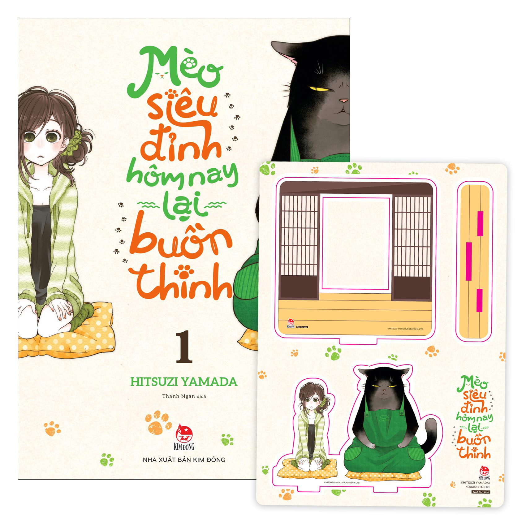 Mèo Siêu Đỉnh Hôm Nay Lại Buồn Thinh - Tập 1 - Tặng Kèm Standee Ivory