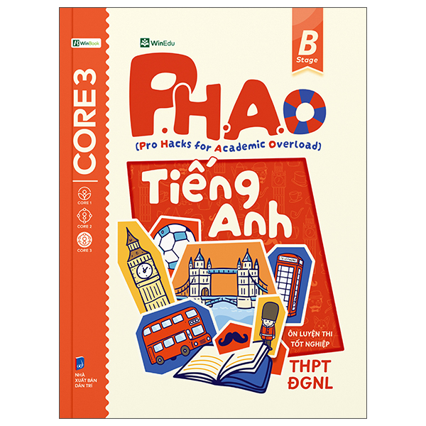 Sách P.H.A.O - Pro Hacks For Academic Overload - Tiếng Anh - Ôn Luyện Thi Tốt N - N. Oglobya