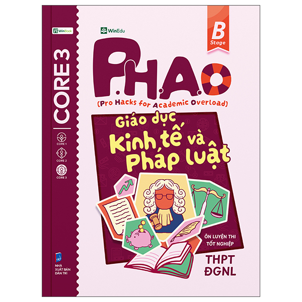 Sách P.H.A.O - Pro Hacks For Academic Overload - Giáo Dục Kinh Tế Và Pháp Luậ - WinEdu