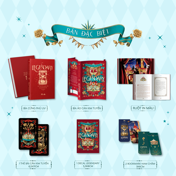 Legendary - Bản Đặc Biệt - Bìa Cứng - Tặng Kèm 1 Thẻ Bài Cán Kim Tuyến + 1 Decal Legendary 7 Màu + 2 Bookmark Nam Châm Cán Kim Tuyến