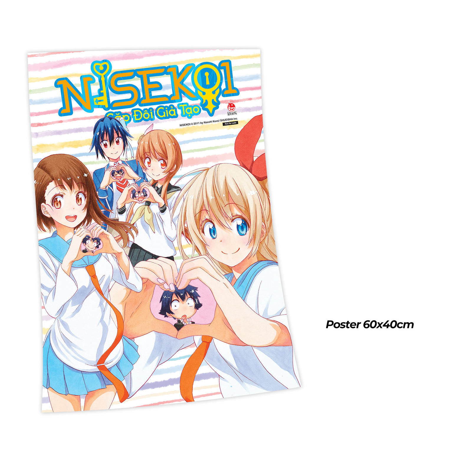 Quà Tặng Poster - Nisekoi - Cặp Đôi Giả Tạo - Tập 1 - Lời Ước Hẹn