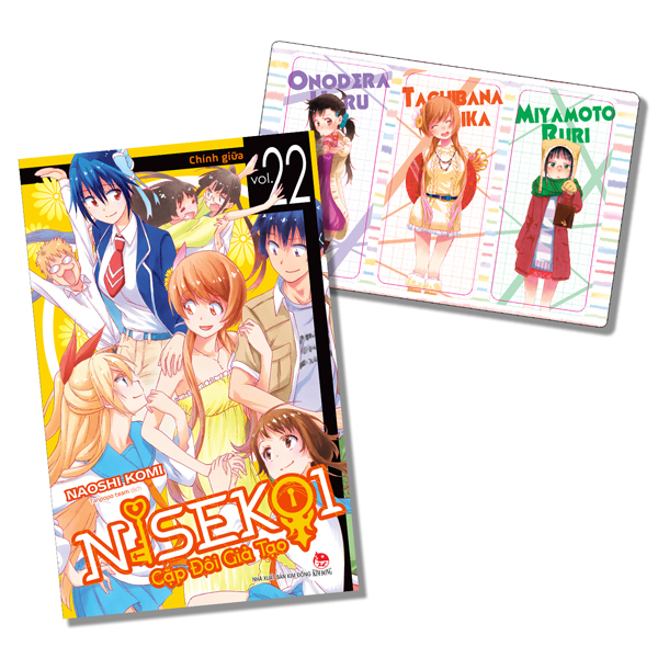 Nisekoi - Cặp Đôi Giả Tạo - Tập 22 - Chính Giữa - Tặng Kèm Set 3 Bookmark