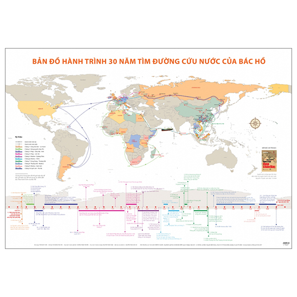 Sách Bản Đồ Hành Trình 30 Năm Tìm Đường Cứu Nước Của Bác Hồ (T� - Trần Đức Tuấn