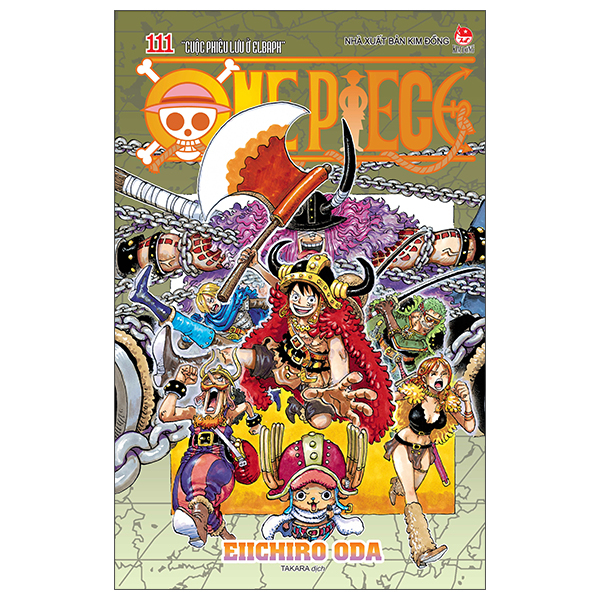 One Piece - Tập 111 - “Cuộc Phiêu Lưu Ở Elbaph” - Bản Bìa Áo
