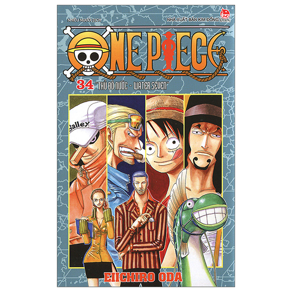 [Phiên chợ sách cũ] One Piece - Tập 34 - Thủ Đô Nước - Water Seven - Bản Bìa Áo (Tái Bản 2025)