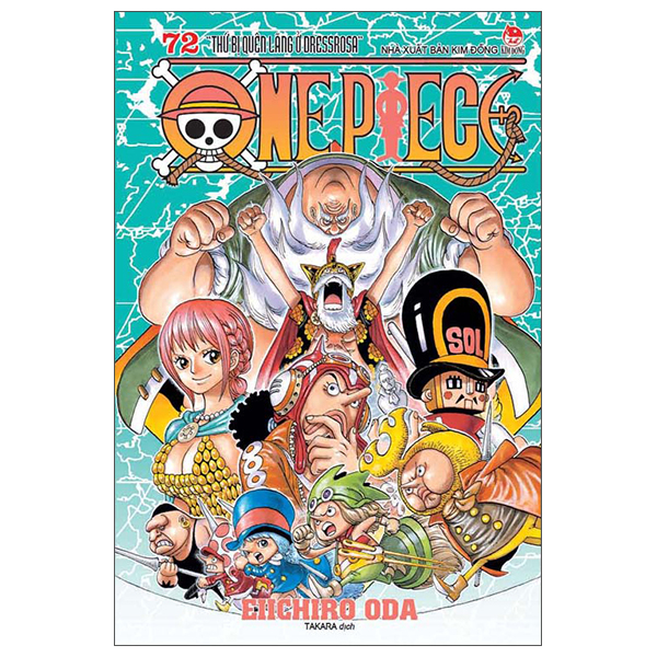One Piece - Tập 72 - Thứ Bị Quên Lãng Ở Dressrosa - Bản Bìa Áo (Tái Bản 2025)