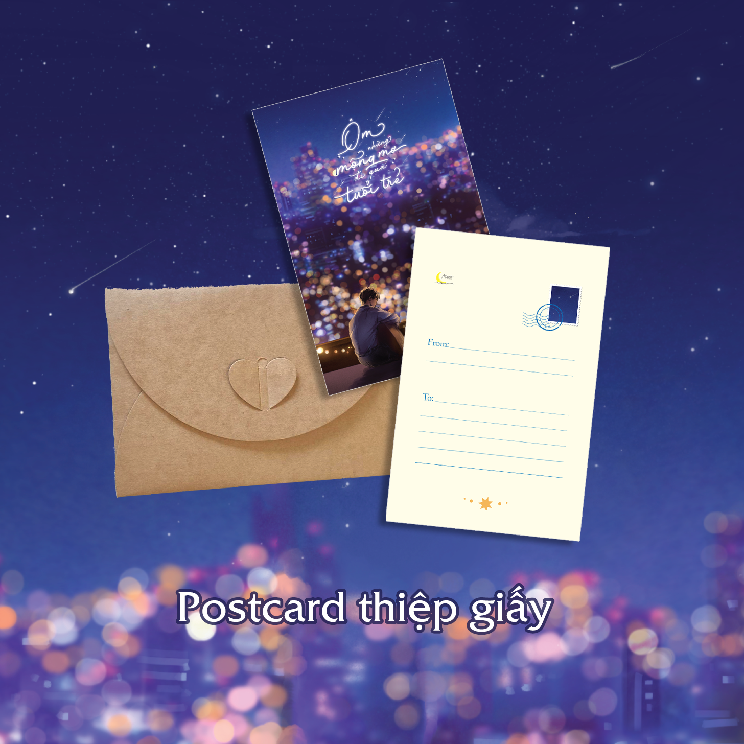 Quà Tặng Postcard - Ôm Những Mộng Mơ Đi Qua Tuổi Trẻ