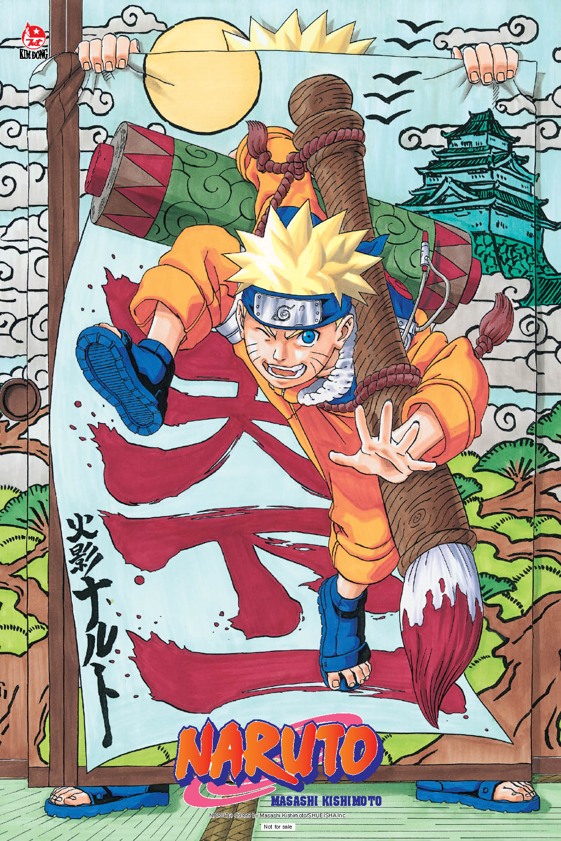 Quà Tặng Poster Naruto Độc Quyền 50 Năm Fahasa