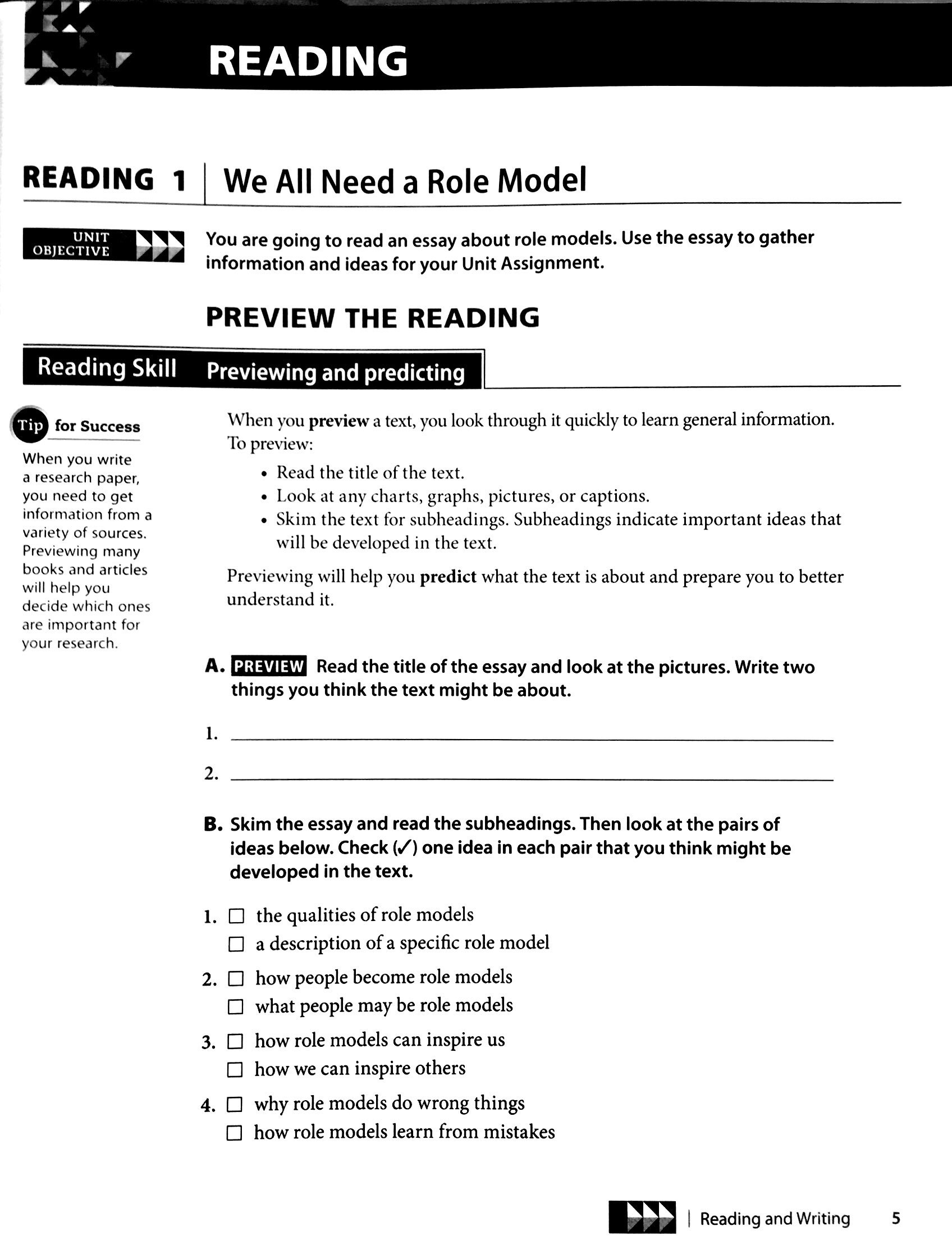 Q Skills for Success: Level 4: Reading & Writing Student Book with IQ ...