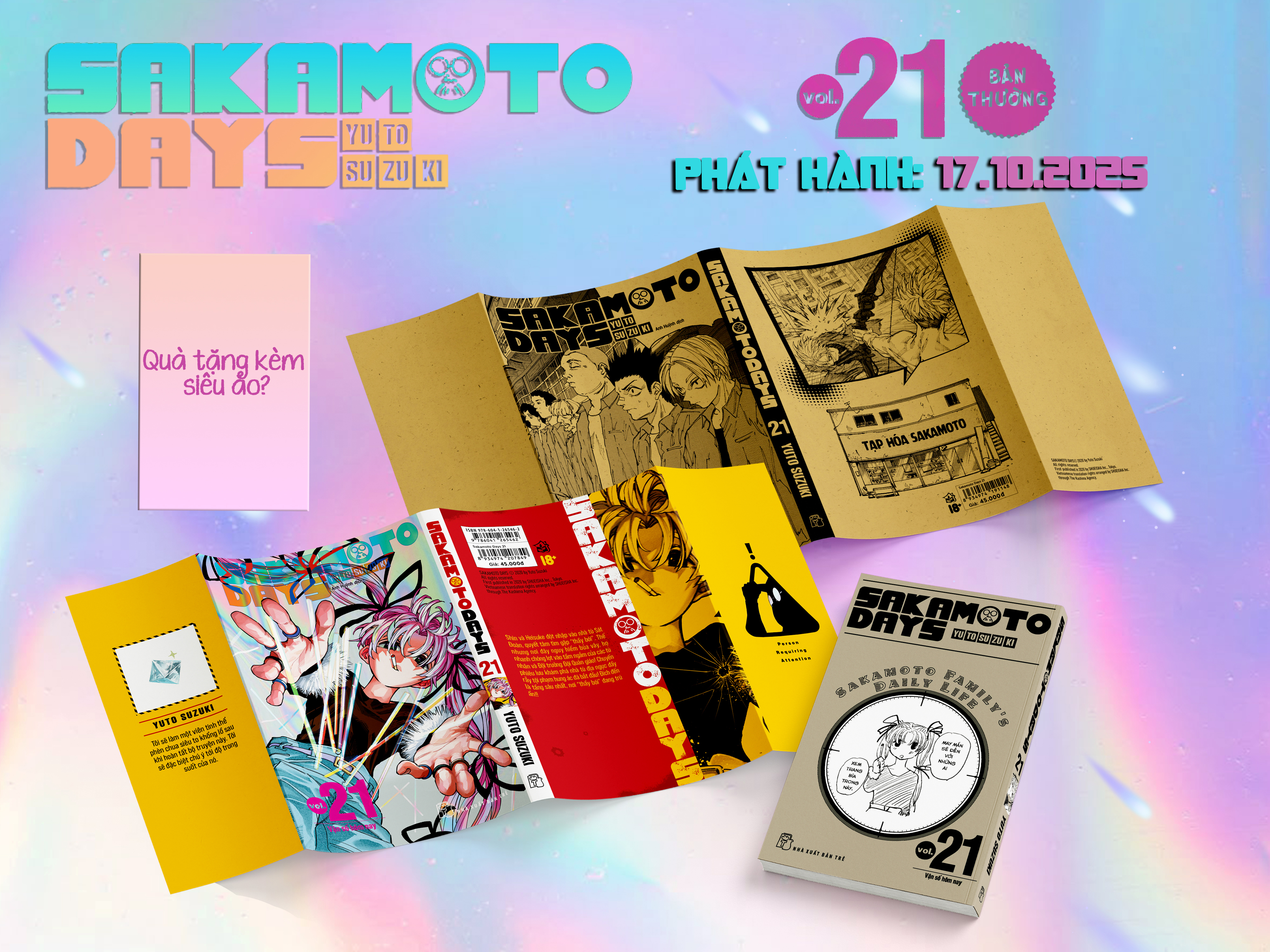 Truyện Tranh Sakamoto Days - Tập 21 - Vận Số Hôm Nay - Tặng Kèm