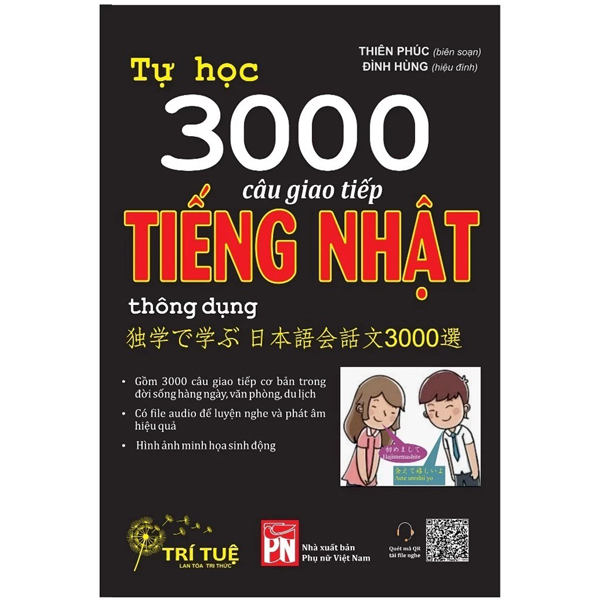 Sách Tự Học 3000 Câu Giao Tiếp Tiếng Nhật Thông Dụng - Thiên Phú