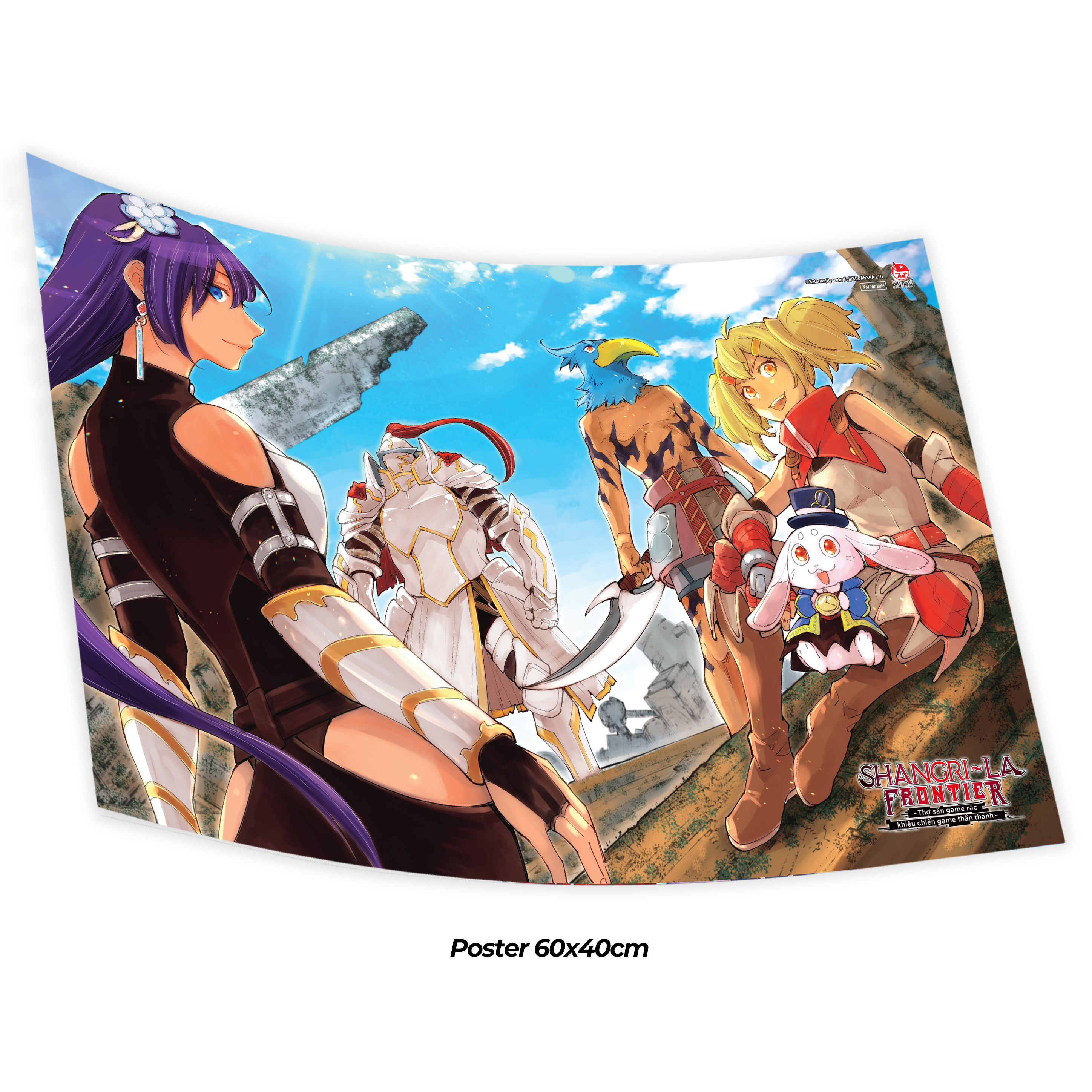 Quà Tặng Poster - Combo Manga - Shangri-La Frontier - Thợ Săn Game Rác Khiêu Chiến Game Thần Thánh - Tập 11