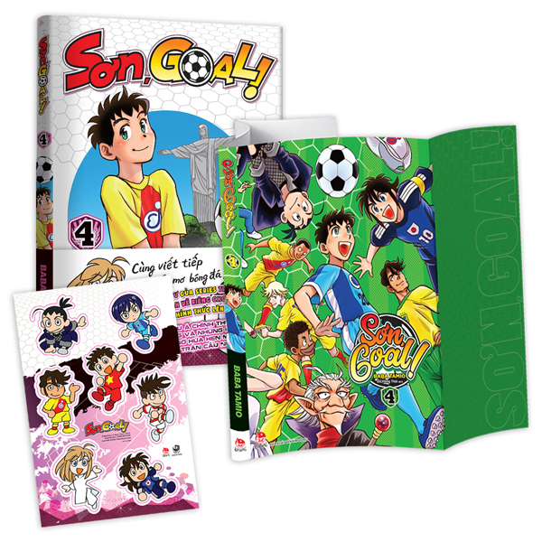 Sơn, Goal! - Tập 4 - Tặng Kèm Bìa Áo Đặc Biệt + Bảng Sticker