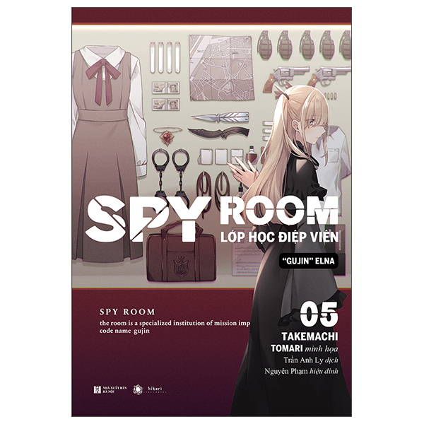 SPY ROOM - Lớp Học Điệp Viên - Tập 5: Gujin Elna - Bản Đặc Biệt - Tặng Kèm Bookmark + Thẻ Nhân Vật
