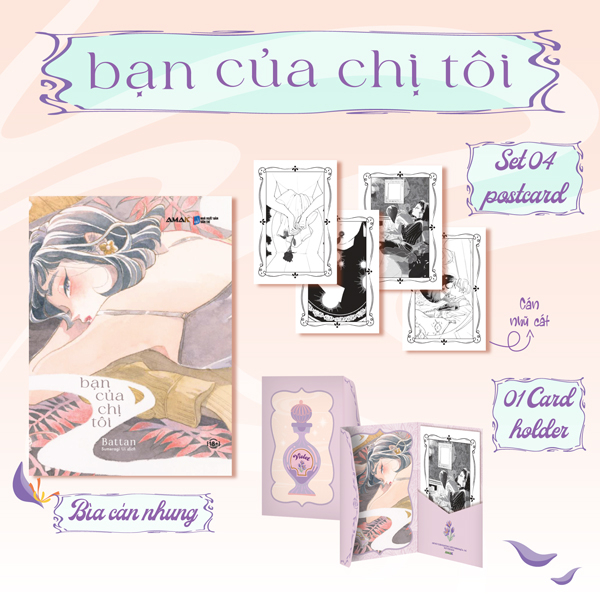 Bạn Của Chị Tôi - Tặng Kèm Set 4 Postcard Phủ Nhũ Cát Mộng Mơ + Card Holder    