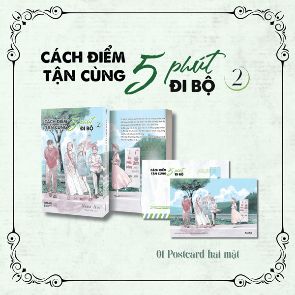 Cách Điểm Tận Cùng 5 Phút Đi Bộ - Tập 2 - Tặng Kèm Postcard Hai Mặt