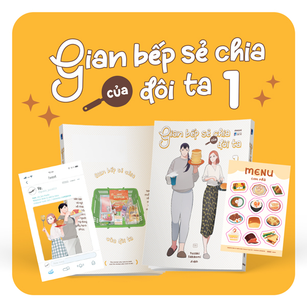 Gian Bếp Sẻ Chia Của Đôi Ta - Tập 1 - Tặng Kèm Clearcard + Sticker