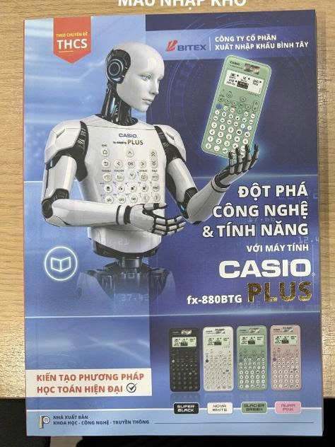 Sách Đột Phá Công Nghệ Và Tính Năng Với Casio fx-880BTG Plus Dành Cho THCS