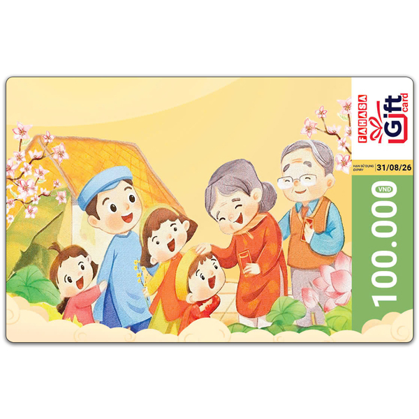 Phiếu Quà Tặng - Gift Card Mệnh Giá 100K - Tết Ông Bà