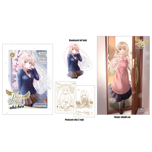 [Manga] Thiên Sứ Nhà Bên - Tập 6 - Tặng Kèm Bookmark Bế Hình + Postcard Nhũ 2 Mặt + 1 Poster