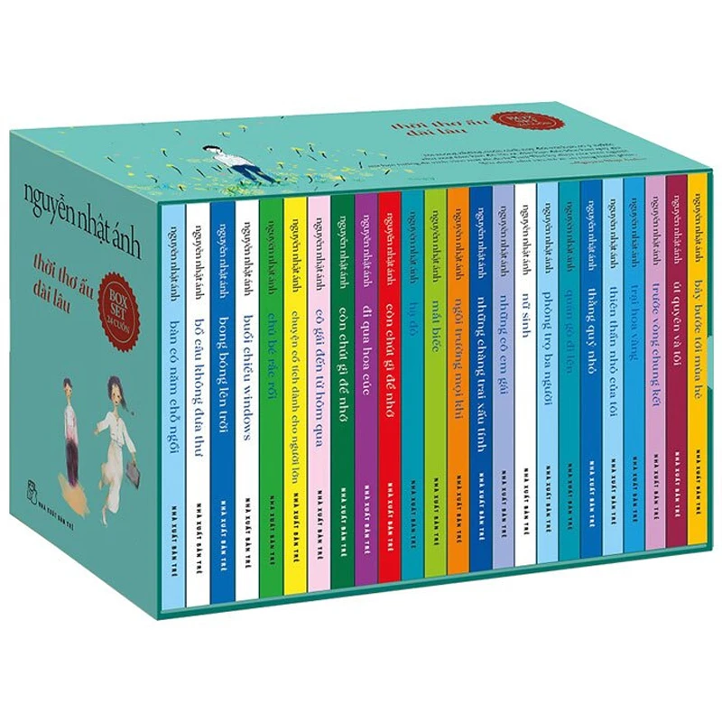 NGUYỄN NHẬT ÁNH 7冊セット Sách Thời Thơ Ấu Dài Lâu - Nguyễn Nhật Ánh - Boxset Xanh