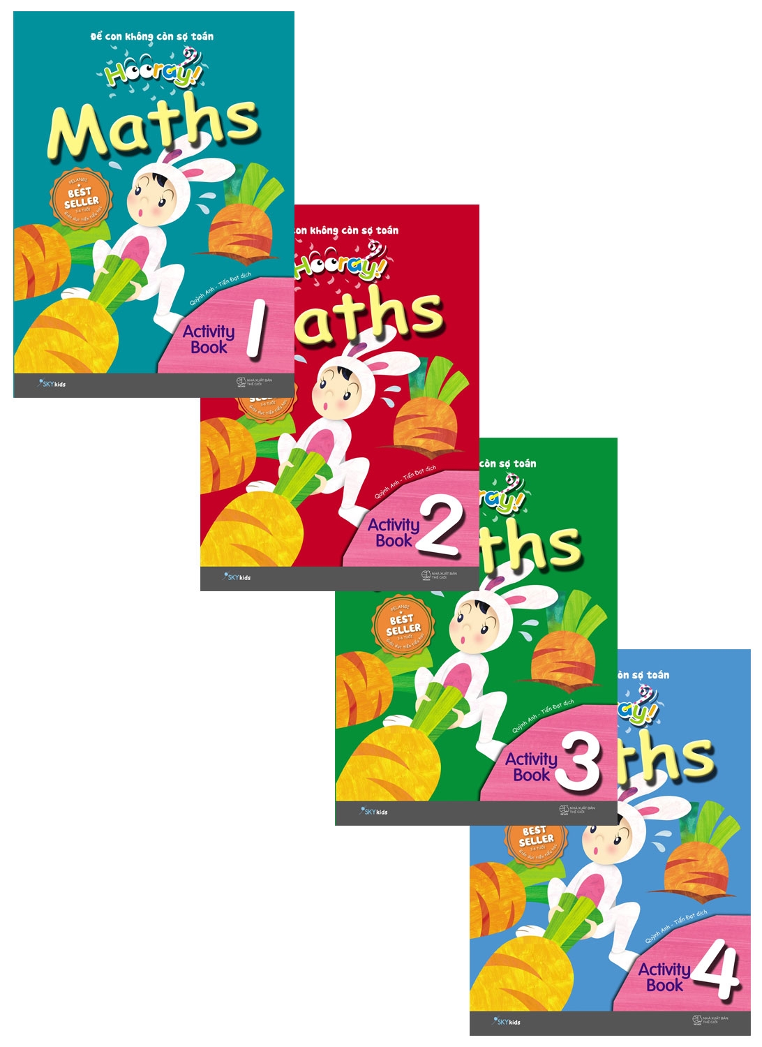 Hooray Math Sách Combo Hooray Math - Để Con Không Còn Sợ Toán - Acitivity Book (Bộ ...