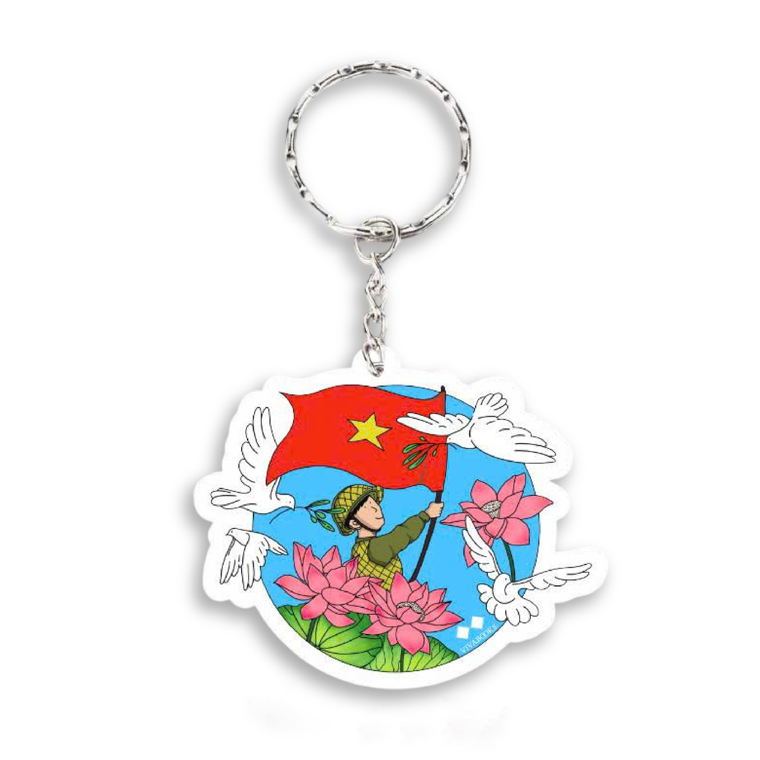 Quà Tặng Móc Khóa - Tô Màu Một Dải Non Sông