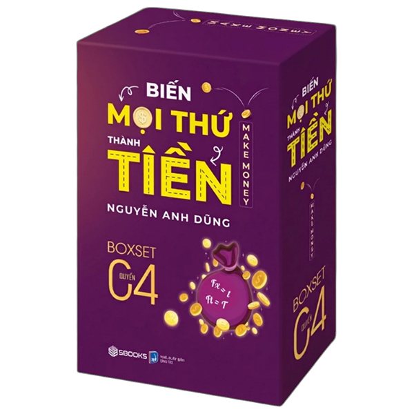 Sách Boxset Biến Mọi Thứ Thành Tiền (Hộp 4 Quyển) - Nguyễn Trí Dũng