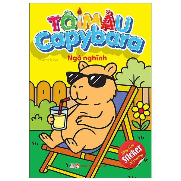 Sách Tô Màu Capybara - Ngộ Nghĩnh - Minh Đạo