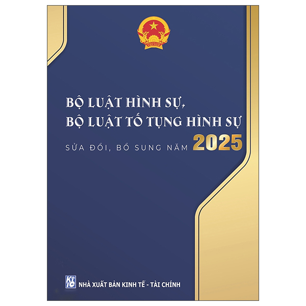 Sách Bộ Luật Hình Sự, Bộ Luật Tố Tụng Hình Sự (Sửa Đổi, Bổ Su - Kinh Tế Tài Chính