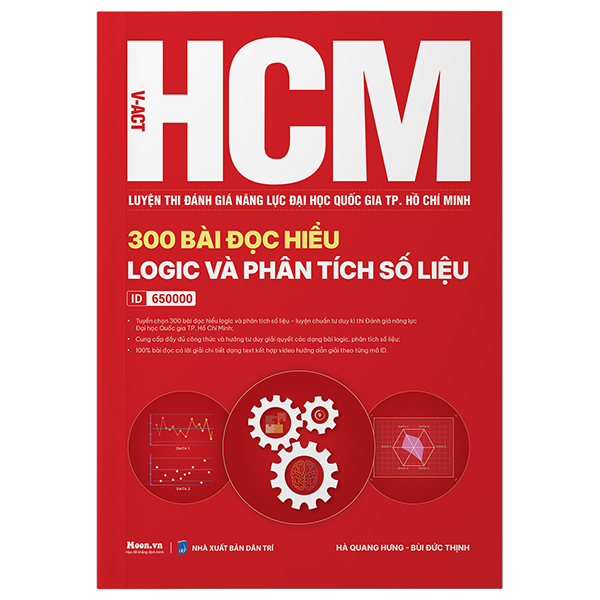 Sách V-ACT HCM - Luyện Thi Đánh Giá Năng Lực Đại Học Quốc Gia TP. Hồ - Hà Quang Hưng