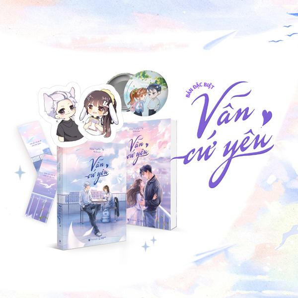 Bộ Sách Vẫn Cứ Yêu - Tập 1 + Tập 2 (Bộ 2 Tập) (Tái Bản 2026) - Tặng Kèm 6 Trang Phụ Bản + 2 Bookmark Trích Dẫn + 1 Bookmark Chibi Mạnh Thính + 1 Bookmark Chibi Giang Nhẫn + 1 Huy Hiệu “Anh Tóc Đen Của Thính Thính”