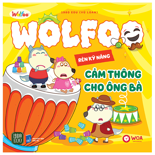 Sách Wolfoo Rèn Kỹ Năng - Cảm Thông Cho Ông Bà - Ren