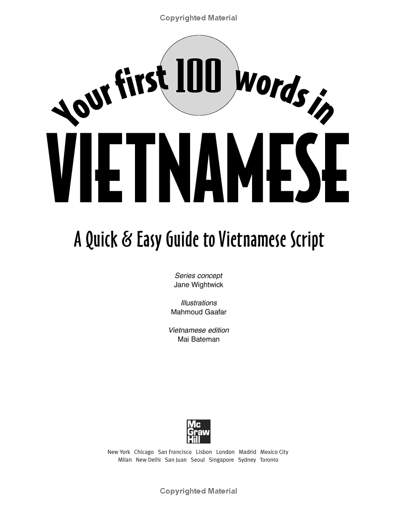 Your First 100 Words in Vietnamese (Your First 100 Words In...Series ...