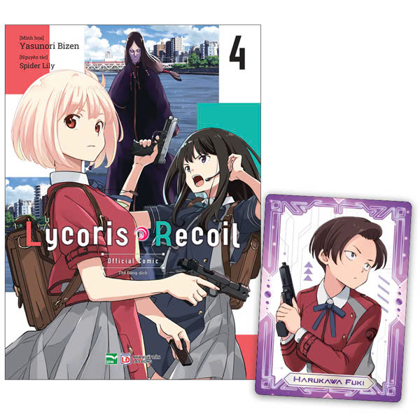 Truyện Tranh Lycoris Recoil - Tập 4 - Bản Đặc Biệt - Tặng Kèm Card Nhân - Hồng Trân