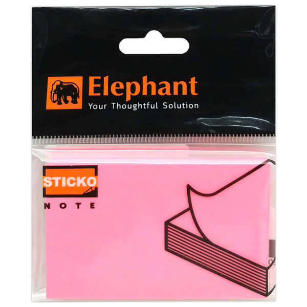 Giấy Ghi Chú Elephant - N5075-159702 - Hồng