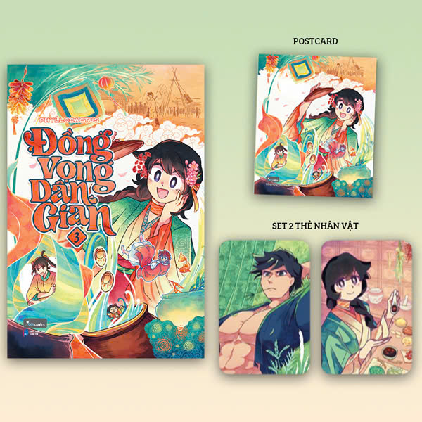 Đồng Vọng Dân Gian - Tập 3 - Bản Đặc Biệt - Tặng Kèm 1 Postcard Cán Nhũ + 2 Thẻ Nhân Vật Cán Nhũ