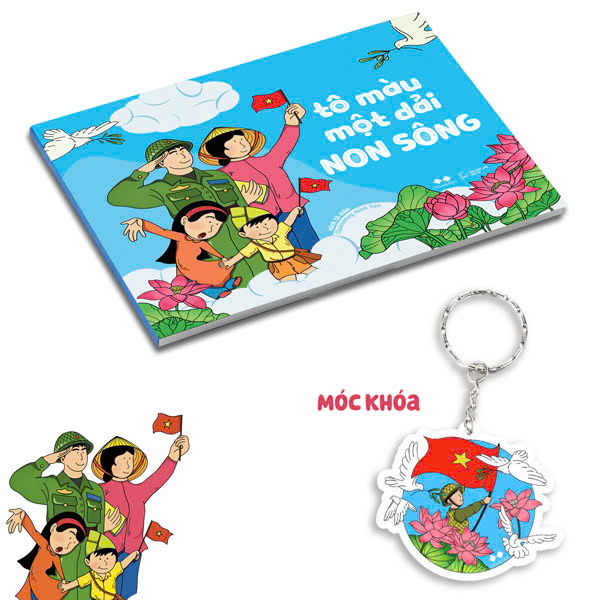 Tô Màu Một Dải Non Sông - Tặng Kèm Móc Khóa