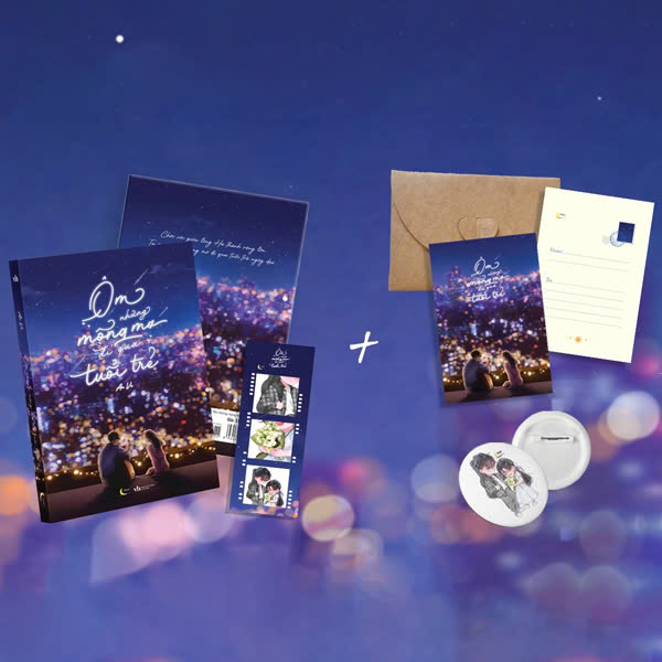 Ôm Những Mộng Mơ Đi Qua Tuổi Trẻ - Tặng Kèm Bookmark + Postcard + Huy Hiệu