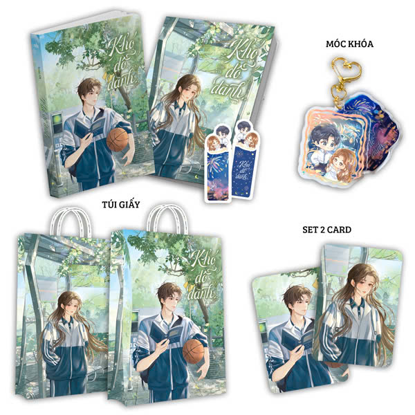 Bộ Sách Khó Dỗ Dành - Tập 1 + Tập 2 (Bộ 2 Tập) (Tái Bản 2025) - Bản Đặc Biệt - Tặng Kèm 1 Bookmark Bồi Cứng + 2 Card Bồi Cứng + 1 Móc Khóa + 1 Túi Giấy