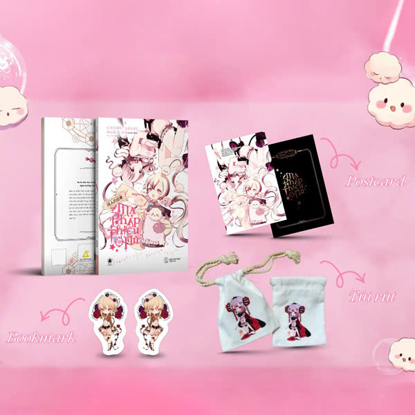 Ma Pháp Thiếu Nữ - Tập 10 - Bản Đặc Biệt - Tặng Kèm 2 Bookmark Bồi Cứng Chibi Nhân Vật + 1 Postcard Bồi Cứng + 1 Túi Vải In Hình Chibi Nhân Vật