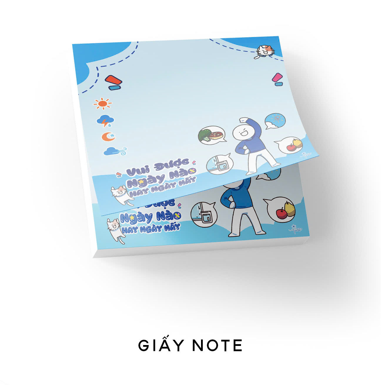 Quà Tặng Giấy Note - Vui Được Ngày Nào Hay Ngày Nấy - Bản Đặc Biệt