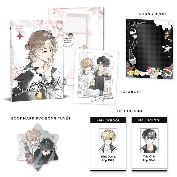 Salt Friend - Tập 4 - Bản Đặc Biệt - Tặng Kèm 1 Postcard Giấy Ngọc Trai + 1 Bookmark PVC Bế Hình Bông Tuyết + 2 Thẻ Học Sinh Tiêu Chân-Đồng Dương + 1 Khung Đựng Card Acrylic