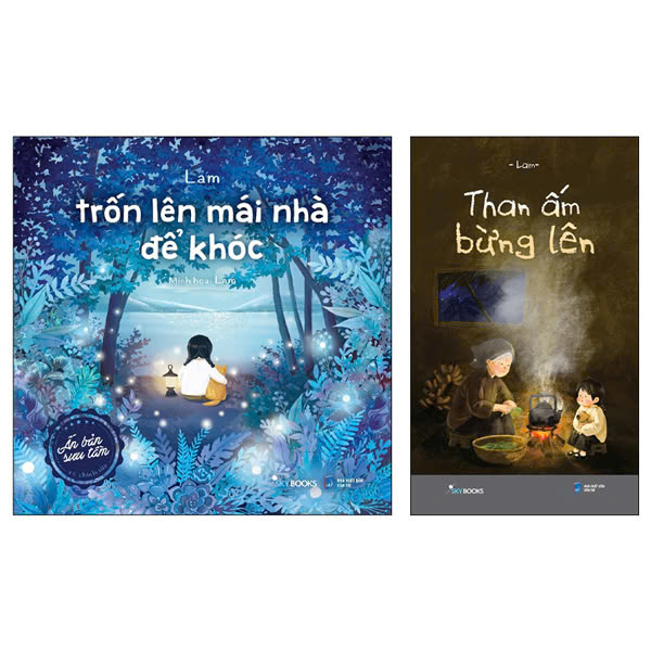 Combo TruyệnCombo Sách Than Ấm Bừng Lên + Trốn Lên Mái Nhà Để Khóc - � - Nhã Lam