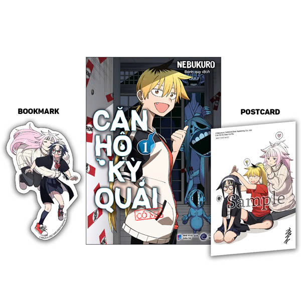 Căn Hộ Kỳ Quái - Có Ma - Tập 1 - Tặng Kèm Bookmark + Postcard + Bìa Áo 